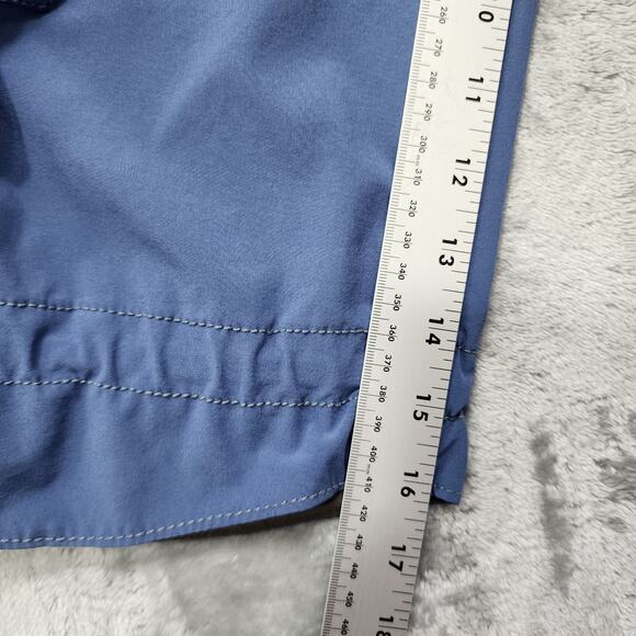 Athleta Pants Womens 6 Blue Low Rise Dipper Cargo Capri Drawstring Hem Hiking - Picture 11 of 13